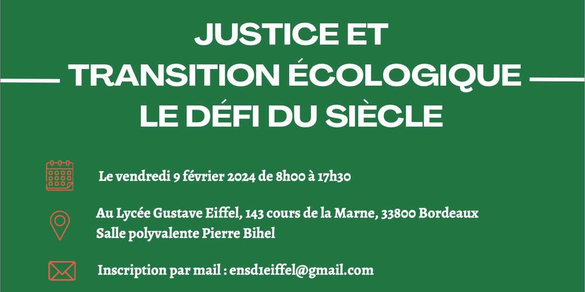 Justice et transition écologique